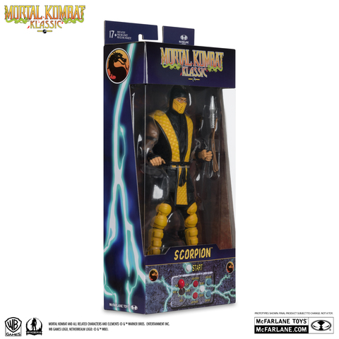 Фигурка Скорпион из игры Мортал Комбат Классик Mcfarlane