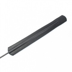 Стек кожаный королевский BDSM Арсенал с золотой ручкой