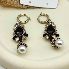 20448 - Серьги с подвесками из камней и жемчуга (иммит) Alexander McQueen