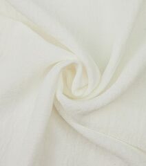 Креп креш, 260 гр/м.п, ш. 150 см, молочно-белый