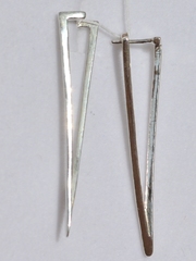 Корнер (серьги из серебра)