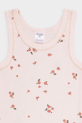 набор майка  для девочки  К 1181-2уп/розовый жемчуг,розовый,букет Ал