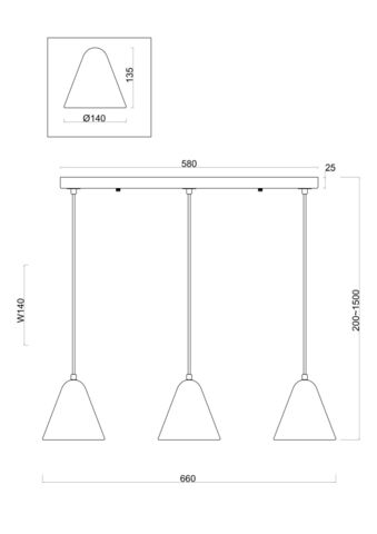 Подвесной светильник Freya Falke FR8004PL-03WG