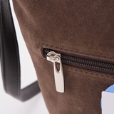 Сумка Саломея 350 эко-замша шоколад