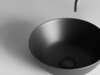 Ceramica Nova Element CN6004 Умывальник чаша накладная круглая, 35.8x35.8, цвет: чёрный