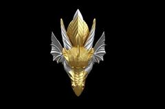 Силиконовый молд № 576 большой Дракон