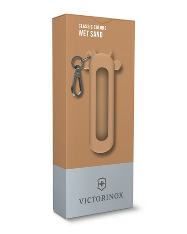 Чехол силиконовый Victorinox для ножа 58 mm серии Classic SD Colors, Wet Sand (4.0454)