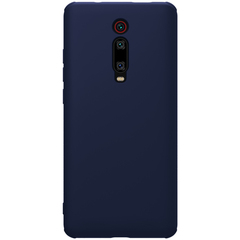 Темно синий жесткий чехол от Nillkin Super Frosted Shield для Xiaomi Redmi K20, Redmi K20 Pro, Xiaomi 9T, Xiaomi 9T Pro