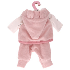 Munecas Antonio Juan Одежда для кукол и пупсов 30-35 см, жилет розовый, кофта, штанишки (91033-30)