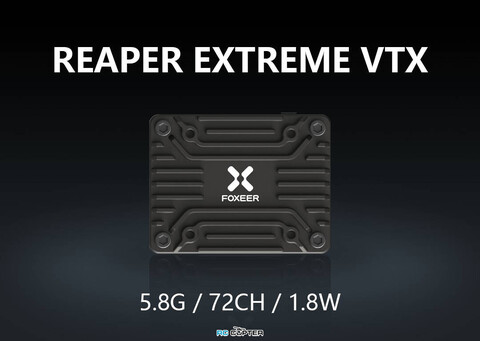 Видеопередатчик FPV Foxeer 5.8G Reaper Extreme 5.8 ГГц 1.8Вт 72 канала VTX MR1828