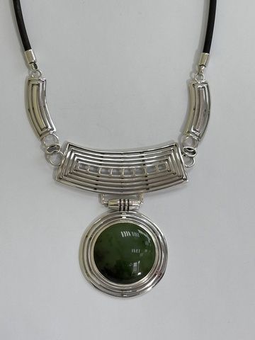 Октагон (колье из серебра)