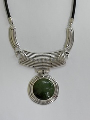 Октагон (колье из серебра)