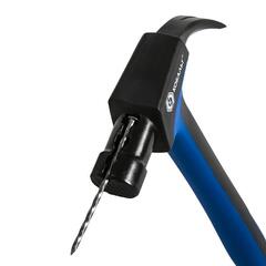 Молоток -гвоздодер КОБАЛЬТ 910 гр. для каркасного строительства, рукоятка из полиамида, встроенный магнит для 2-х длин гвоздей (917-582)