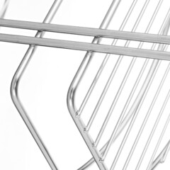 67-0-661 Полка для ванной овал 3 яруса гальваника цинк,цвет хром (РемоКолор)