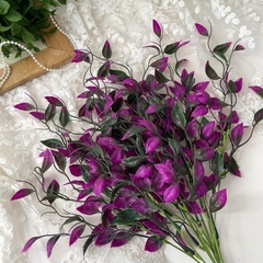 Ампельное растение, зелень искусственная свисающая, сиреневая, 46 см, набор 2 шт.