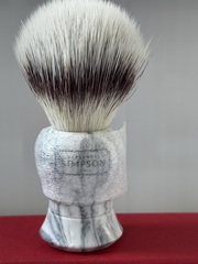 Помазок для бритья Simpson Islington Faux Italian Marble Grey S