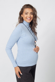 Водолазка для беременных 17757 голубой