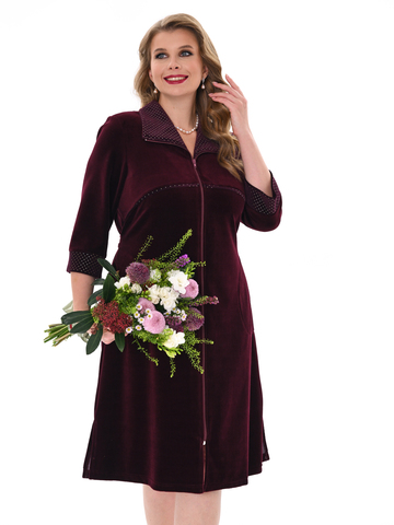 4075 Халат на молнии