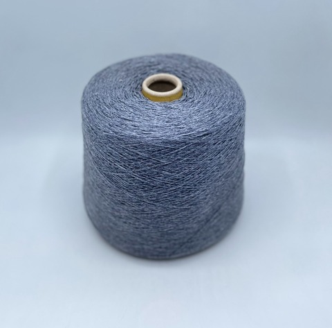 Loro Piana (пр.Италия) art-Selia 2/13 650м/100гр,40% Шелк,30% Кашемир, 30%Хлопок,цвет-Серый с синим оттенком, арт.36178