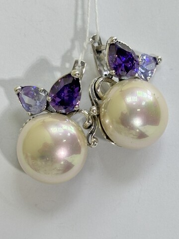 Карден (серьги из серебра)