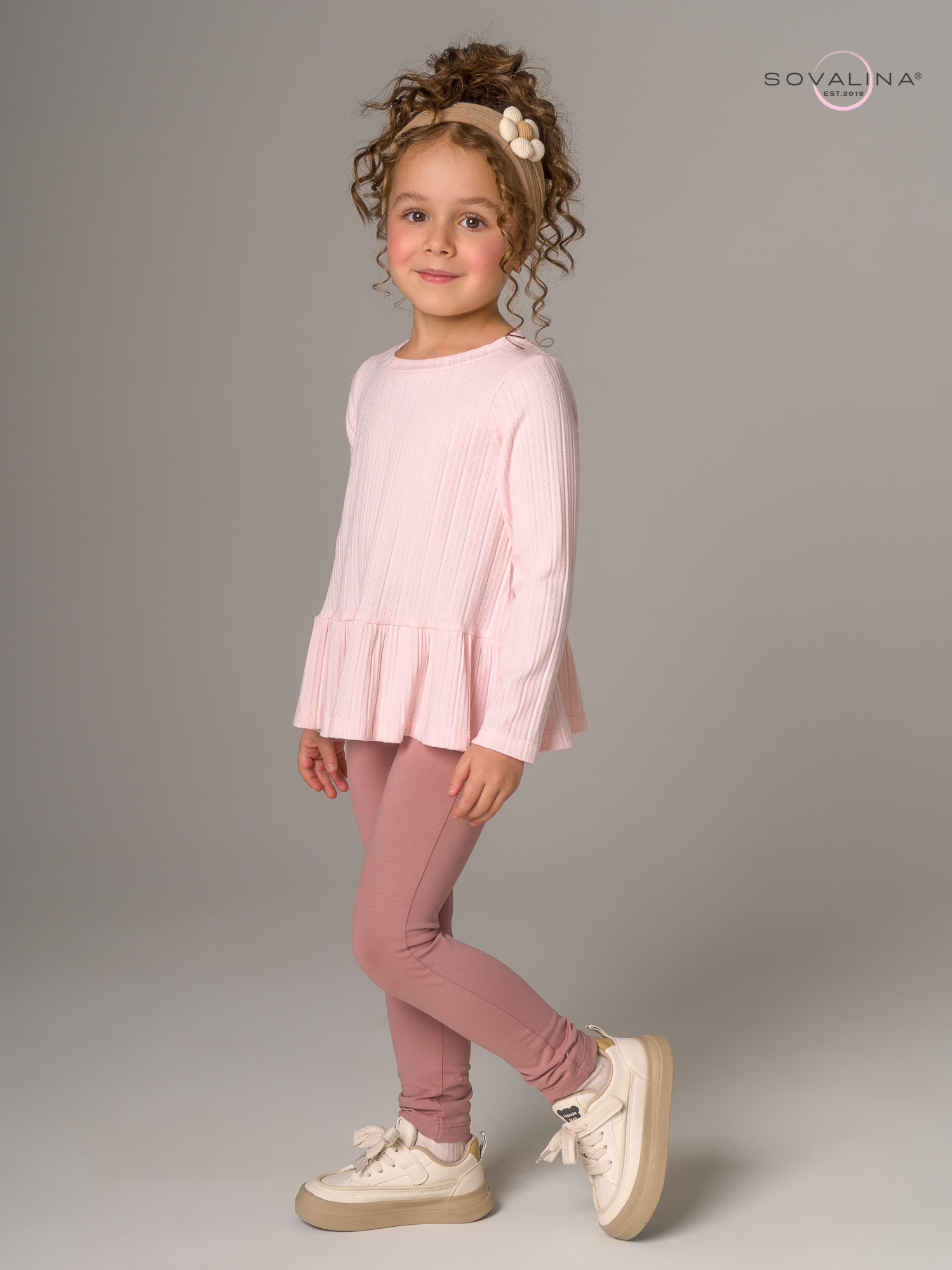 Костюм Алиса SG косичка розовый-пыльный