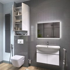 Шкаф навесной Wing 600 (с нишей) белый