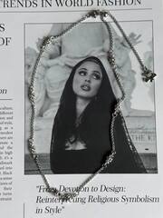 Колье в стилистике CHROME HEARTS