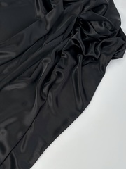 Вискозный атлас, Черный