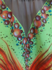 Купальник для художественной гимнастики без страз рост 122-128 см НОВЫЙ