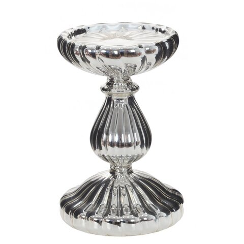 Подсвечник (Высота 16 см) - Серебро - купить