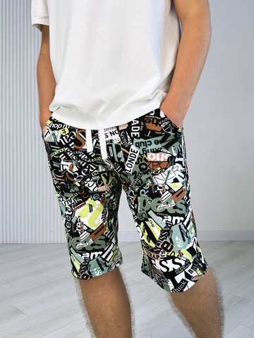 Шорты для мальчика подростковые "Буквы"