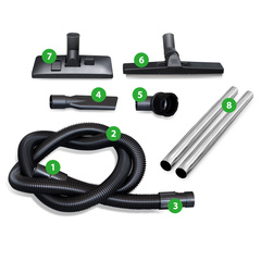 GRASS пылеводосос Baiyun 15л