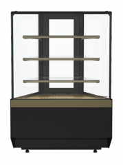 Кондитерская витрина Carboma KC70 VM 0,6-2 STANDARD открытая ПРЯМАЯ БОКОВИНА (версия 2.0) (Cube 2)
