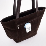 Сумка Саломея 1044 эко-замша кофе