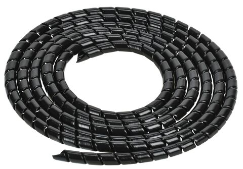 Спираль монтажная СП-09 черная (2м/упак) IEK