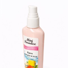 Floresan MINI PARADISE Крем для рук и тела СВЕЖАЯ КЛУБНИКА 80мл (Ф-850)