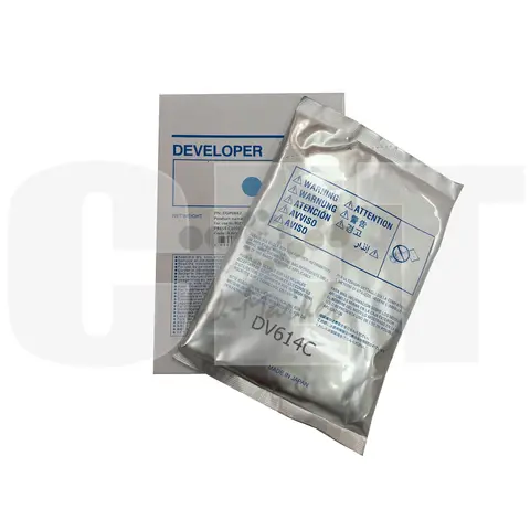 Девелопер DV-614C для KONICA MINOLTA Bizhub PRO C1060L, PRESS C1060/C1070/C1070P/C71HC (CET) Cyan, 630г, DGP0662