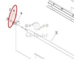 Canon Bearing ball original XG9-0774-000