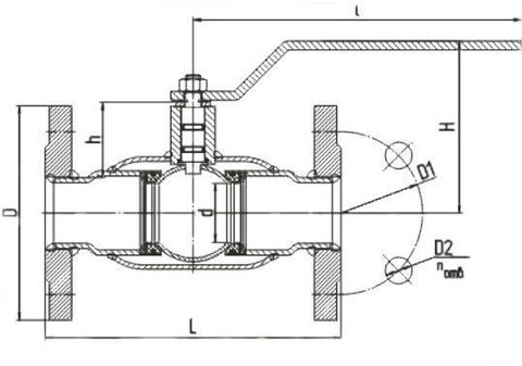 Конструкция LD КШ.Ц.Ф.GAS.150.016.П/П.02 Ду150