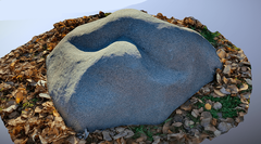 Декоративный камень на люк D105/30 - серый