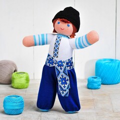 Вязаная кукла Тарасик, Фрея