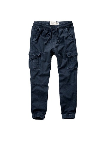 Брюки Abercrombie & Fitch на резинке флис (синие)