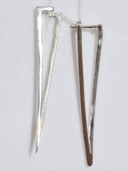 Корнер (серьги из серебра)