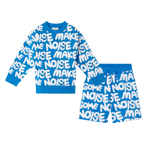 Свитшот и Шорты Stella McCartney Kids Make Some Noise