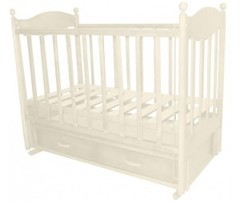 Кровать детская "Эля" пр. маятник (белый)