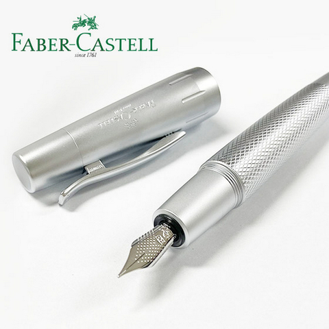 Ручка шариковая Faber-Castell E-Motion Pure Silver (148678)