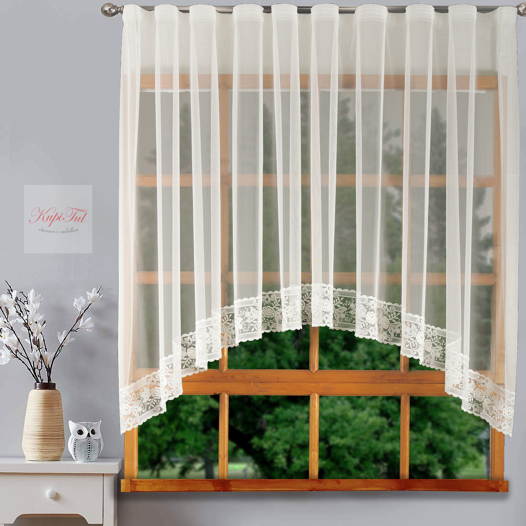 Купить шторы арки на окна кухни - интернет-магазин ДомАлетто