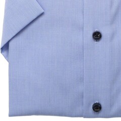 Сорочка мужская Seidensticker Regular Fit 01.143901-13 голубая, короткий рукав