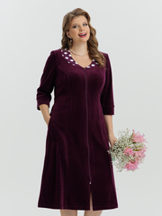 4074В Халат на молнии