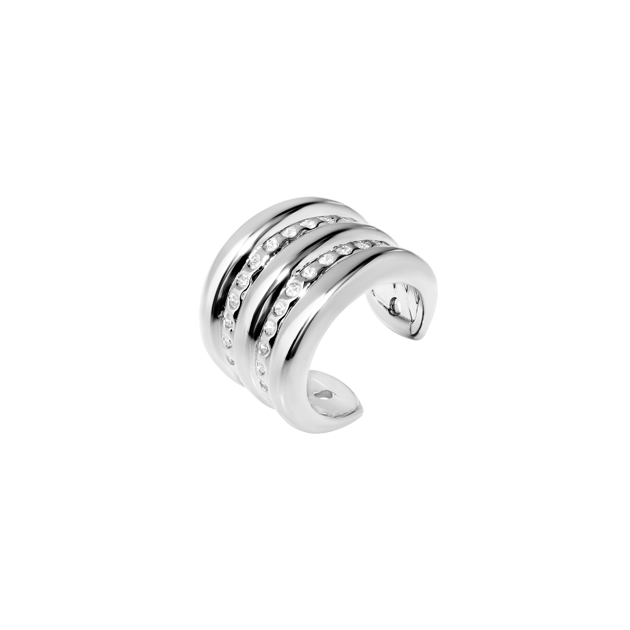 

Кафф The Fifth Crystal Cuff - Silver